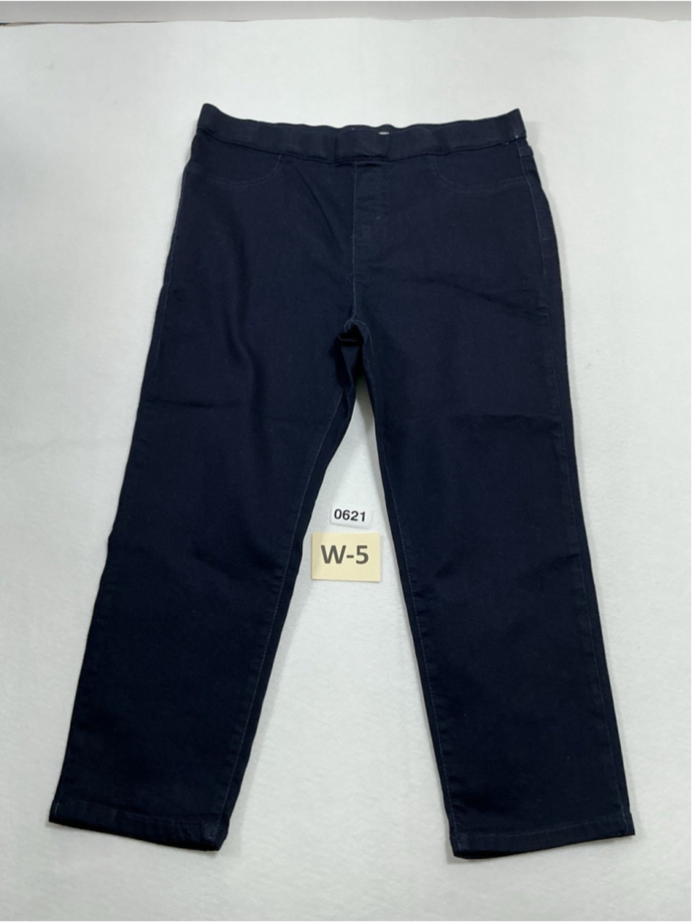 Womans Excellent Condition Style & Co Pull On Stretch Capri Jeggings PXL Blue